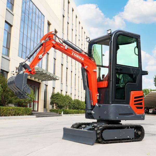 1.2t Mini Backyard Excavator Small Excavation Machine 370mm Ground Clearance