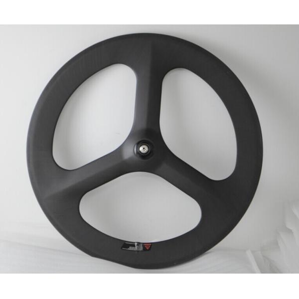 Hot sale CHEAP 700c Chinese tri-spokes carbon clincher wheel for road bicycle&track bike