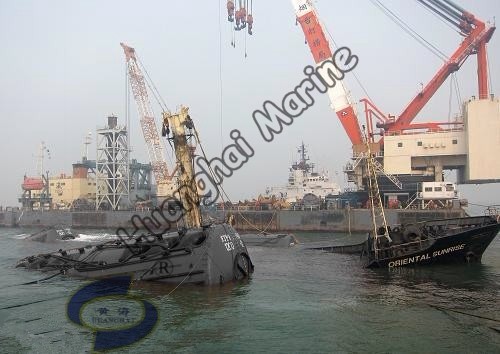 High Bearing Capacity Rubber Marine Salvage Pontoon/underwater Lift Bag