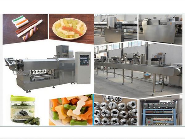 Feed Pellet Production Line / Single Screw Extruder dog food maker machine