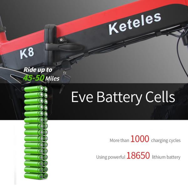 EU Quality 26x4.0 inch Fat Tire Folding E-Bike 1000W Motor 13AH Lithium Battery 21-Speed Electric Bike Dual Crown Downhill Fork