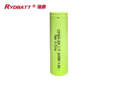 outdoor products 2600mAh 3.7V 9.6Wh Li Ion 18650 Battery Pack