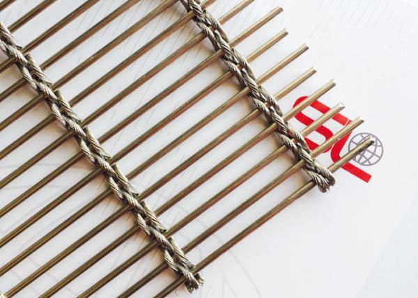 ODM 4m Flexible Stainless Steel Woven Metal Mesh Cladding For Restaurants