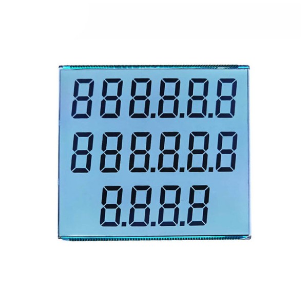 146x132.5mm TN 16 Digit LCD Display for Fuel Dispensers 16 Digits Lcd Segment Displays