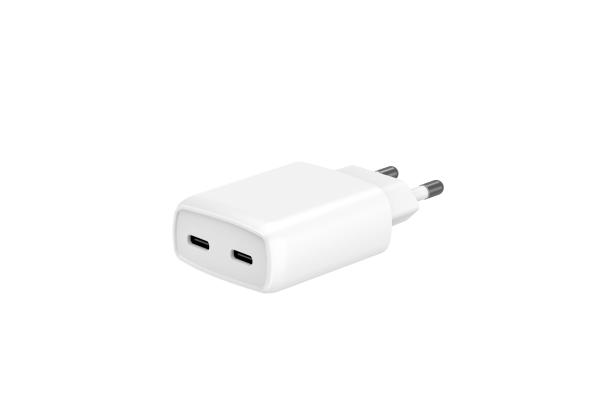 Enchufe de la UE USB A y USB C Carga rápida Cargador de pared USB GaN QC Adaptador de cargador de pared USB A