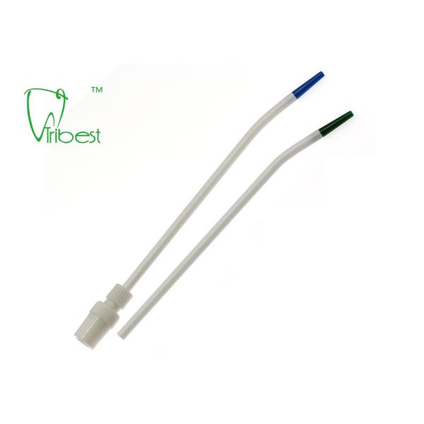 Universal Disposable Dental Surgical Tip PVC Dental Suction Tip Blue Green
