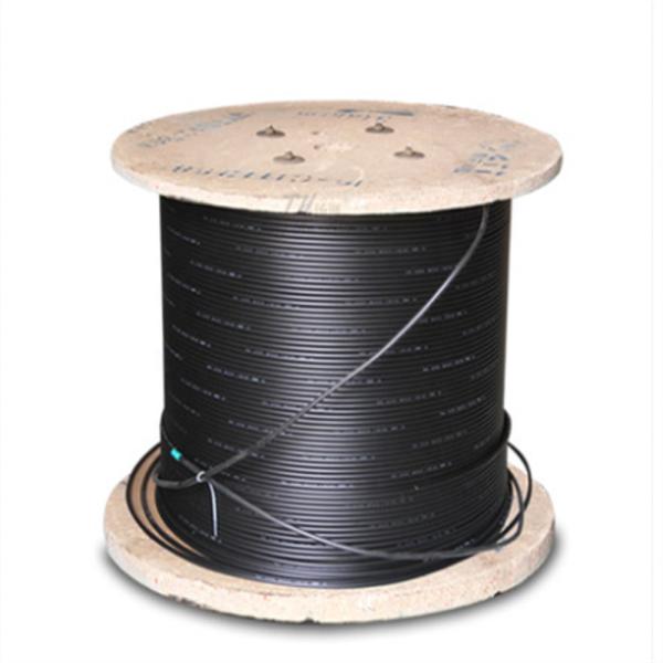 FTTH 1 Core Fiber Optic Cable , G652D Indoor Drop Cable Unique Groove Design