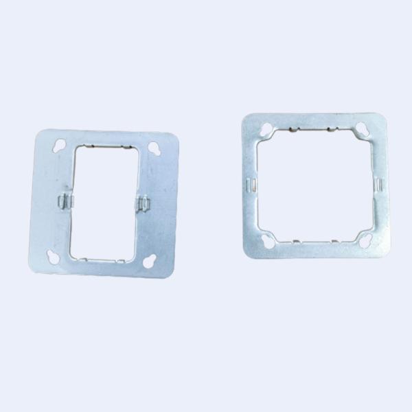 4 Square1/2 inch Raised Duplex Receptacle Industrial Surface Cover 1.60mm Thickness All Type