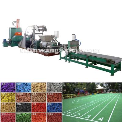 Linha de produção saudável personalizada de EPDM para a pista de decolagem do esporte