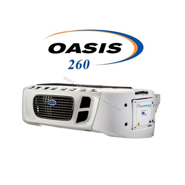 Oasis 260 Carrier transicold refrigeration unit available for the 5-6 meters refrigerated box truck available for 50 degree Ambient temperature good price