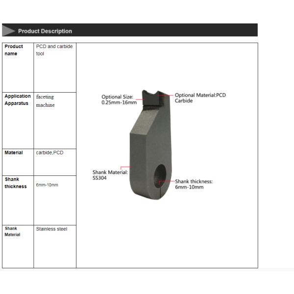 Инструменты PCD филируя для Bangles колец