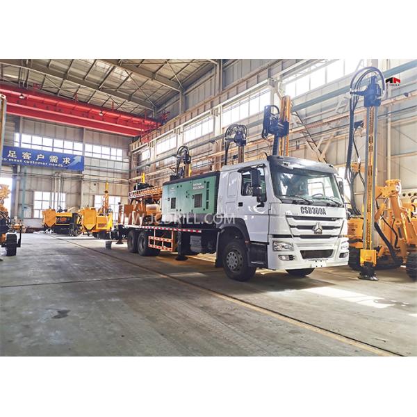 Well Hydraulic 93kw Truck Mounted Water Drilling Rig For Agriculture