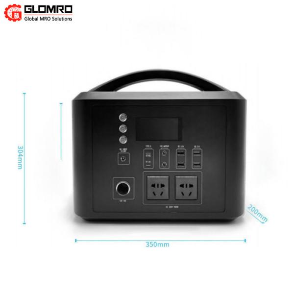 alimentation d'énergie mobile campante extérieure résidentielle de secours de puissance élevée de système d'alimentation solaire de 220V 600W