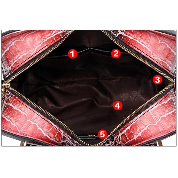 2016 new European and American fashion handbags serpentine Messenger bright skin handbag luxury handbag