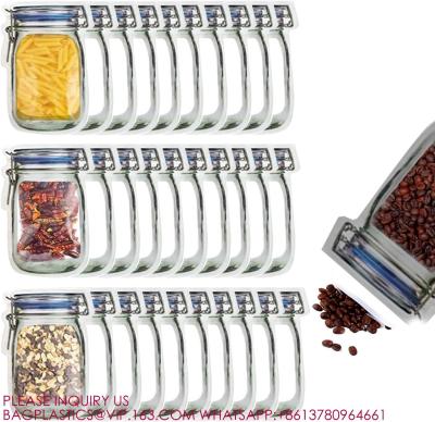 Reusable Airtight Seal Food Storage Bags Leak-Proof Saver Bags Travel Camping And Kids