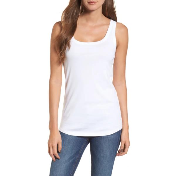 Fashion Casual Summer Women's Cotton Fitness Racer Back Workout Tank Tops for gym