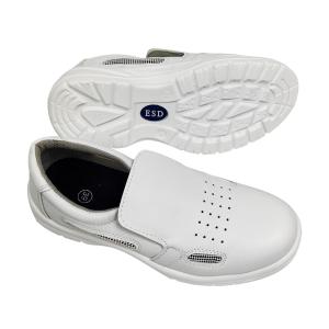 Antistatic Steel Toe Safety Shoes ESD PU Outsole Industrial Cleanroom