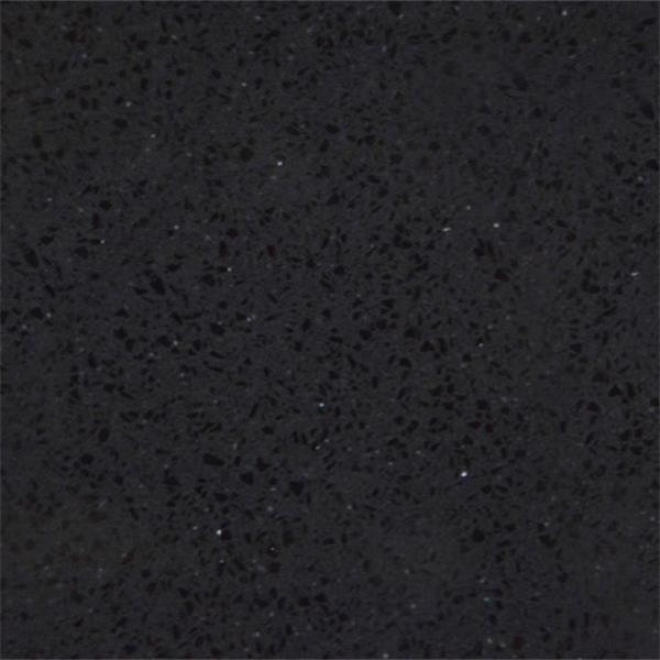 Waterproof Kitchen Worktop 15MM Starlight Black Quartz Surface