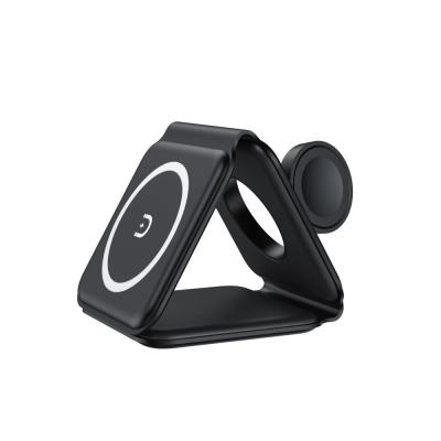 Carregador sem fio QC/PD de 15W com proteção contra sobrevoltagem para dispositivos habilitados para Qi