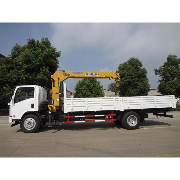 ISUZU 4x2 7 Ton Mobile Crane Truck Mounted Logistics Transportation Single Row