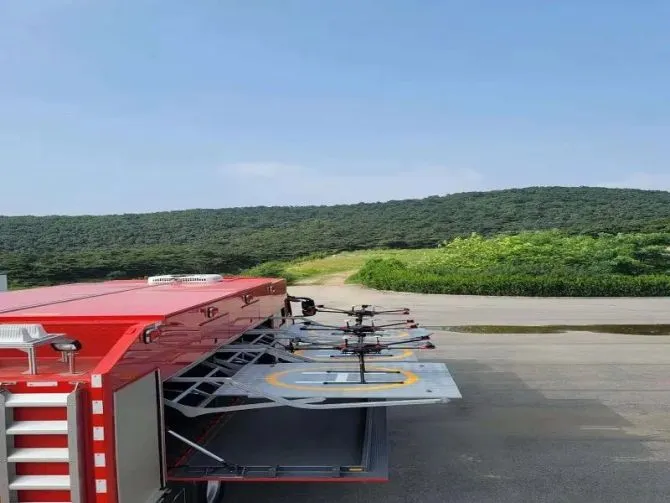 Isuzu Hino HOWO Uav Drone Emergency Support Vehicle Fixed Wing Uav Transportation Truck