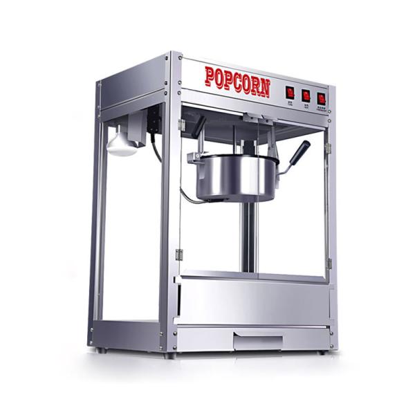 Fast and Easy Popcorn Production with Quick-Heat Technology Stainless Steel Machine