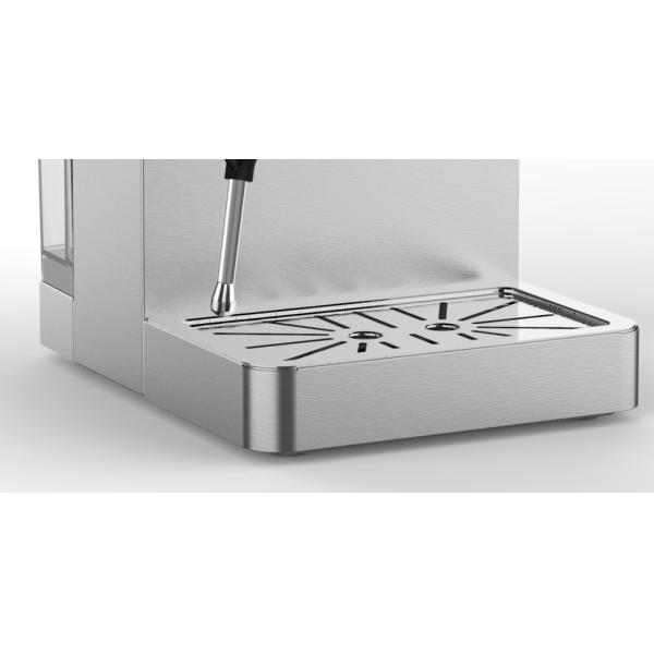 Two Thermoblock Commercial Milk Frother Machine 15bar 1.7L Stainless Steel Housing