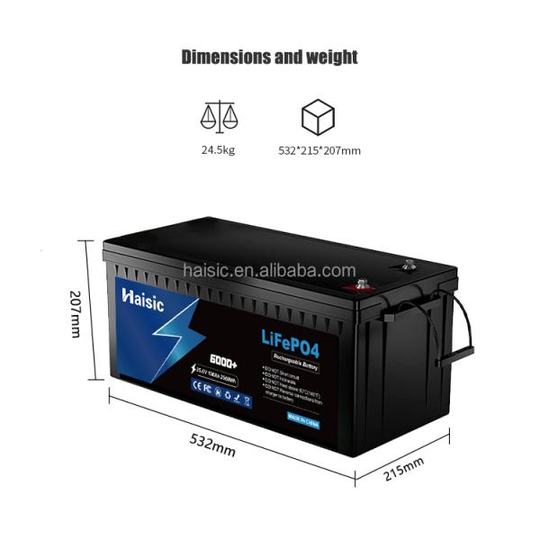 100A Maximum Continuous Discharge Current Lithium Ion Battery for RV Boat Golf Cart