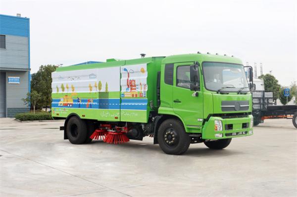 Customized Dongfeng 4X210 CBM Road Street Cleaning Sweeper Truck