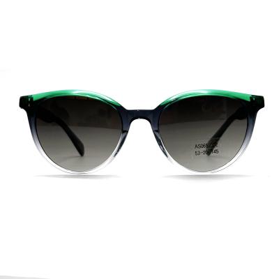 AS065 Óculos de sol de quadro de acetato com material de lente CR 39 para protecção UV moderna