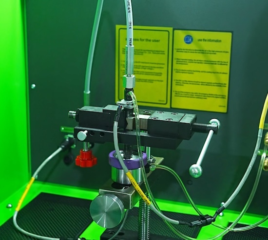 Steel Frame CRDI Tester 2700 Bar Del-Phi Common Rail Injector Testing