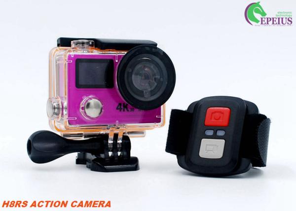 30FPS 4K Ultra HD Action Sports Camera 2.4G Remote With VR 180 Degree Video Recording