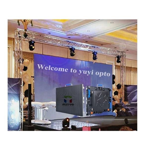 128*128 Résolution P3 P4 P4.81 Panneaux d'écran muraux vidéo LED pour cabinet Location de scène Concerts de mariage Autres médias