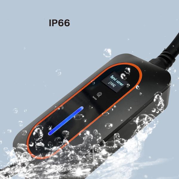 SAE J1772 Type 1 EV Charger Blue CEE Plug 7Kw 32A Портативное зарядное устройство для электромобилей