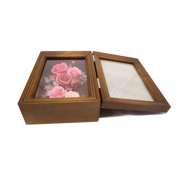 Wedding Decorations Solid Wood Picture Frames With Preserved Flowers