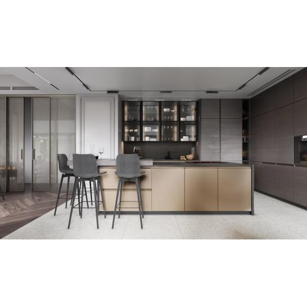 Custom Modular Garden State Stainless Steel Kitchen Cabinet For Townhouse