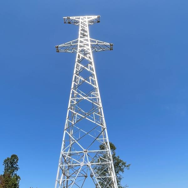 Hot Dip Galvanized Angle Steel Electricity Transmission Tower