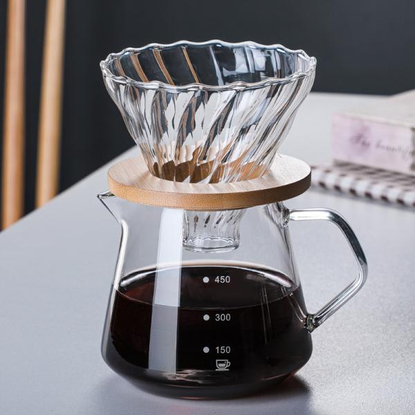 Customized Size Modern Temperature Resistant Coffee Dripper Stand Filter Paper Holder
