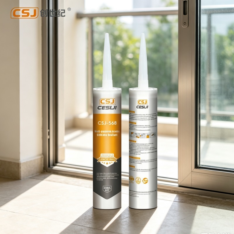 Multi-purpose Acetic Silicone Sealant - Good Resistance to Chemicals and Environmental Factors