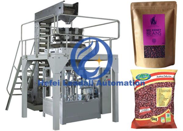 Dried Fruits And Vegetables Packing Machine , Premade Pouch Bag , Food Grade Stainless Steel