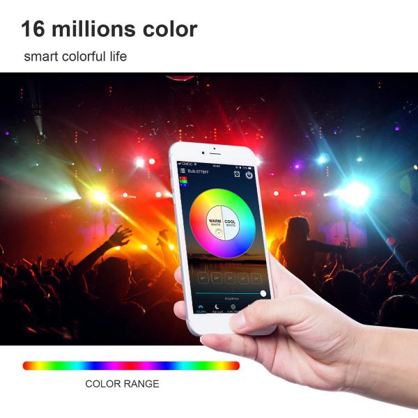 Led Music Bluetooth Led Bulb Smart Light Bluetooth Mesh Network 7W 110V