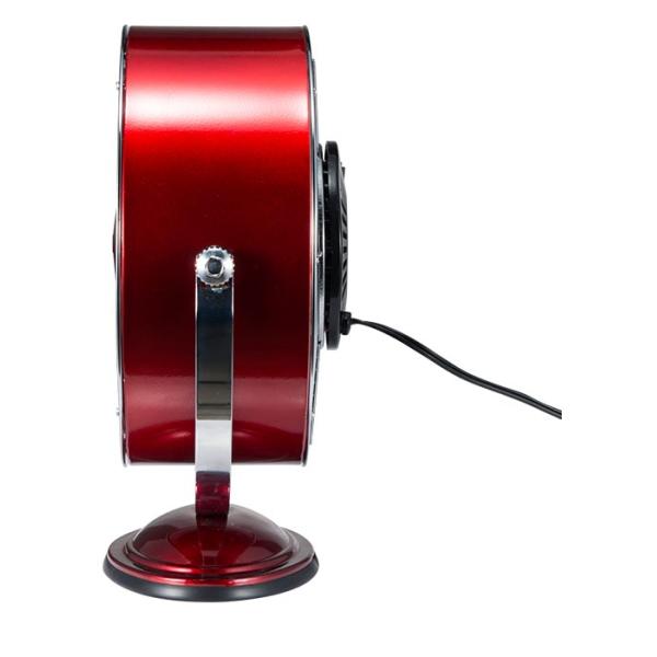 Blue Brushed Nickel Retro Metal Table Fan with Copper Motor 4 Feet CE GS