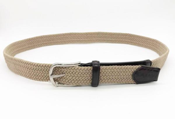 100 - correia elástica tecida homens do comprimento de 140cm personalizada com curvatura liga de zinco