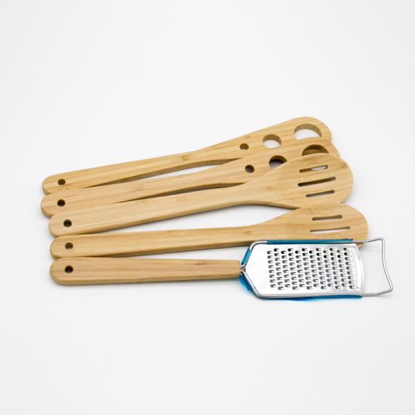 Wooden Spatula Bamboo Utensil Set  Wooden Cooking Spoon Kitchen Cooking Tools for Nonstick Pots and Pans