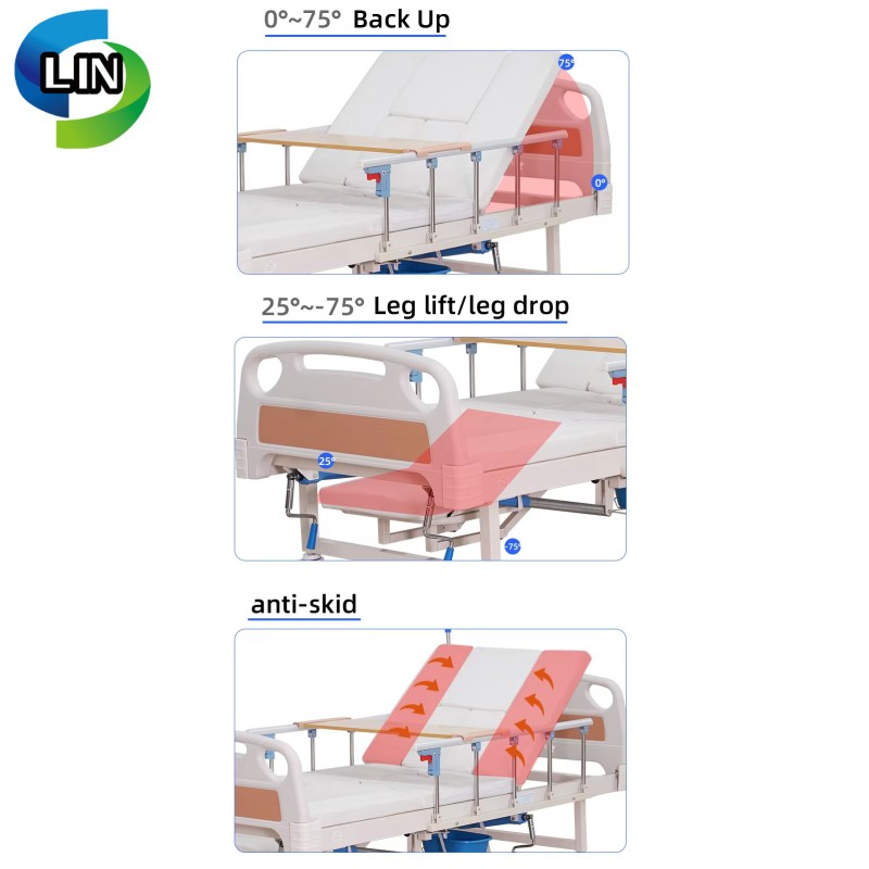 Multi-functional Manual Nursing Cart with Metal Frame and Class II Medical Device Certification