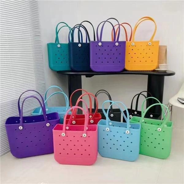 Waterproof M Size Hand Tote for Outdoor Activities PVC Lining Material Beach Bogg Bag