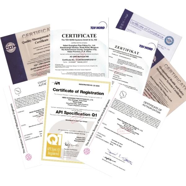 ASME B16.11 316L Triclamp выковало крышку конца трубы/штуцеры стальной трубы углерода