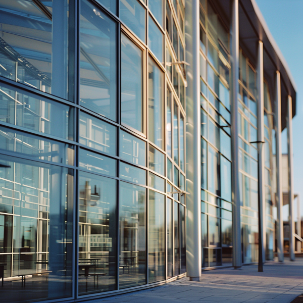 Double glazed Low-E glass curtain wall for Your Fashion design Building Facades