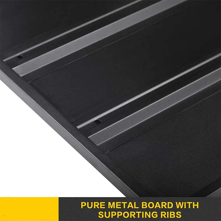 Черный металлический гаражный стеллаж 5-х полков Стальные полки Тяжелая кладовая полка