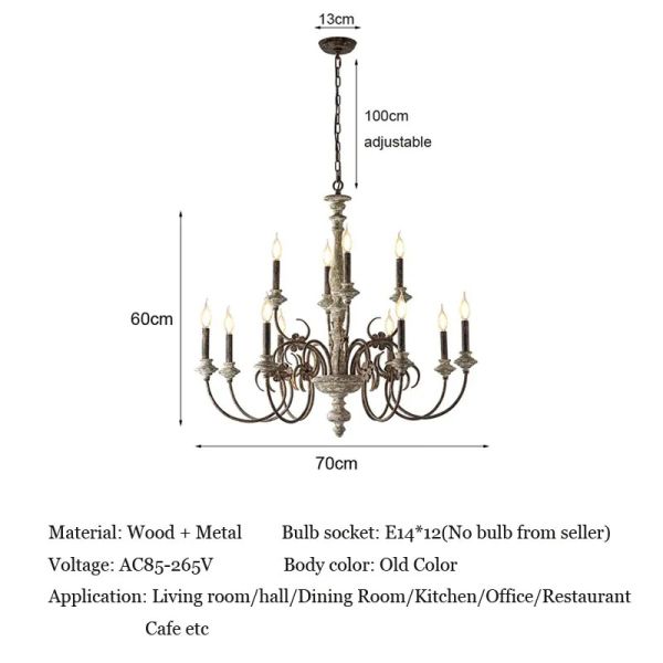 Luxury Style 20 Arms Pendant Light with 3500K Warm White LED Chandelier for Indoor Decorative Lighting